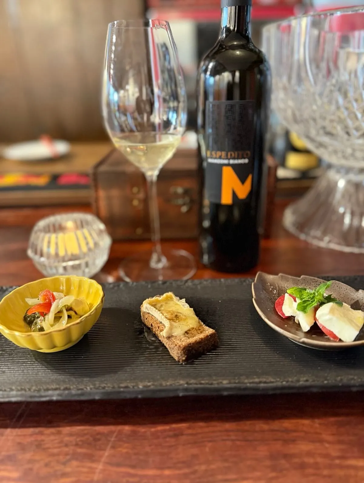 ＼今月のコース、前菜ペアリングワイン紹介🍷／