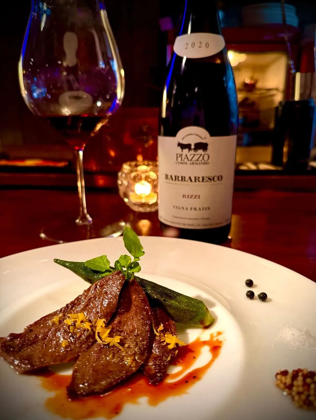 今月のコース料理、最後を締めくくる逸品はこちらです✨