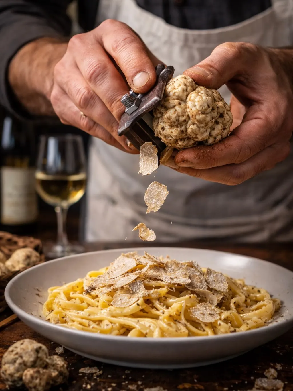 白トリュフの季節も、